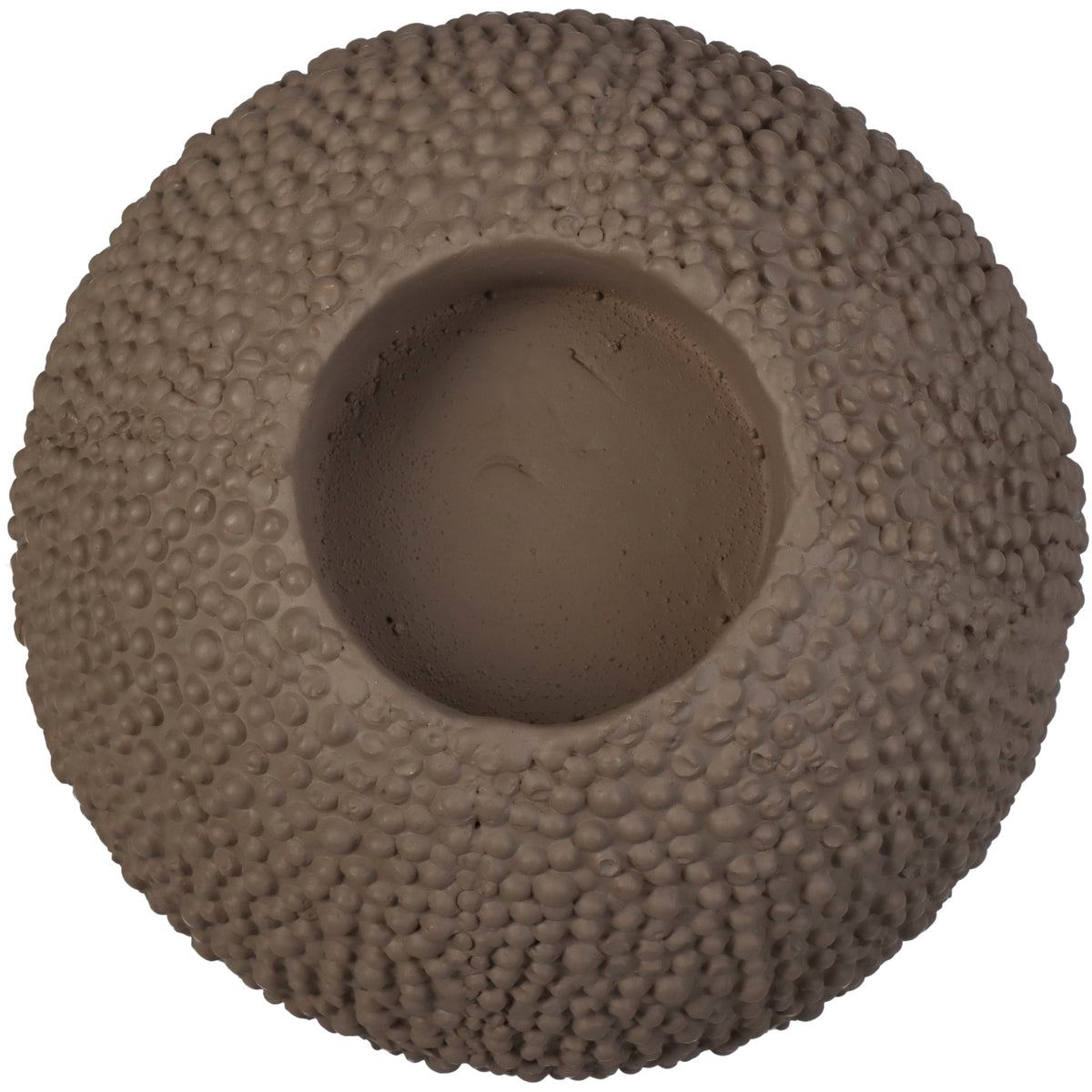 Concrete Ball Small Candle Holder